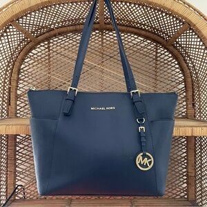 Michael Kors Navy Blue Purse
